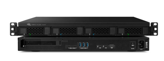 OWC Flex 1U4 4-Bay Rackmount, con SoftRAID