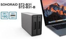 Stardom SohoTank ST2-B31 USB 3.1 JBOD, RAID 0,1, BIG    36TB